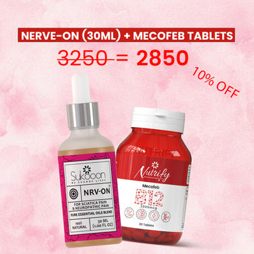Nerve-On (30ML) Essential Oil + Mecofeb Tablets